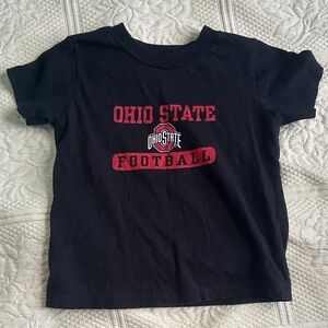 Gildan Kids Black Ohio State Football Tee